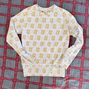 Eleven Paris x The Simpsons Bart 89 Sweatshirt Mens XS Unisex S/M All Over Print